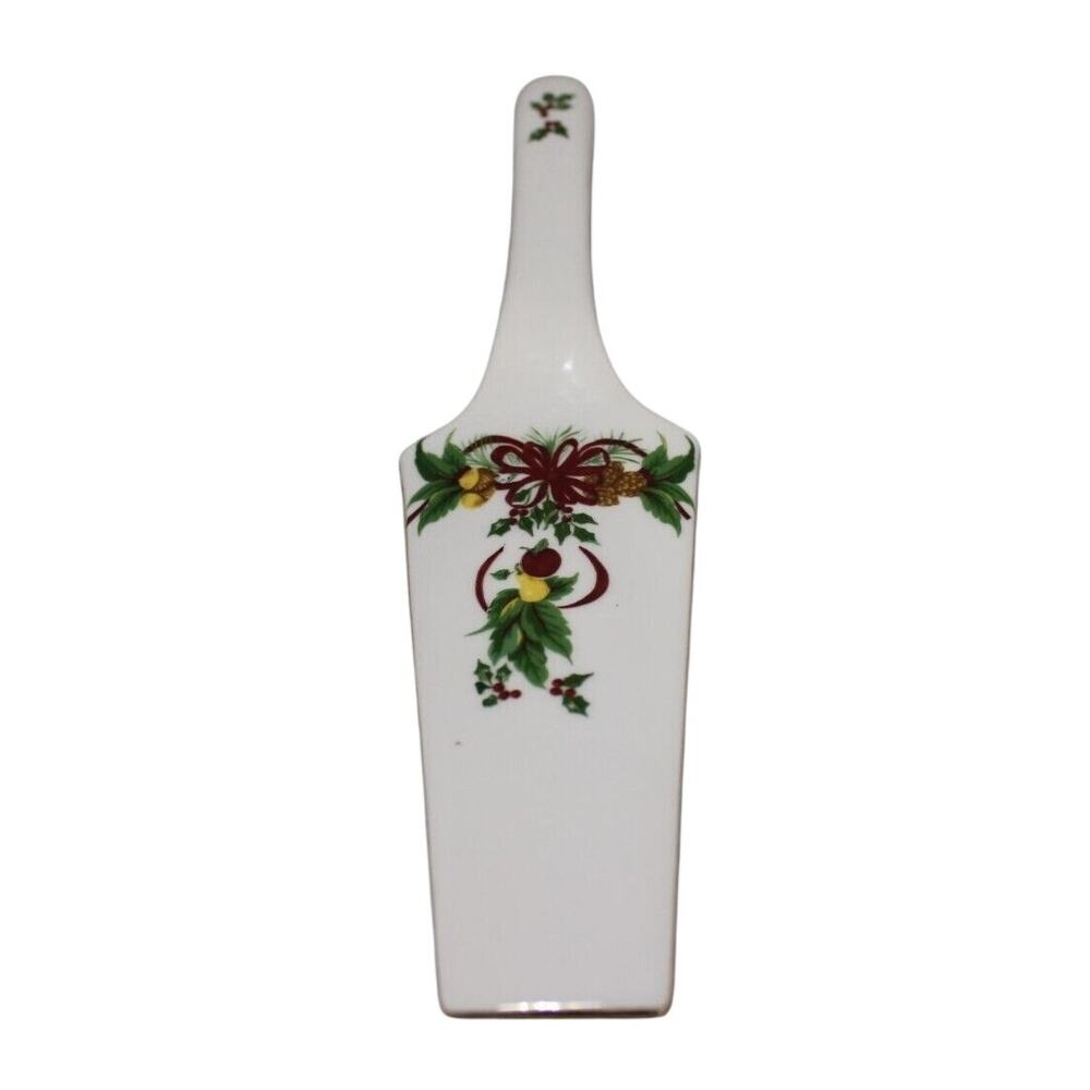 Formalities-Baum Bros Pie/Cake Server Berries, Fruit, Red Ribbons, Smooth